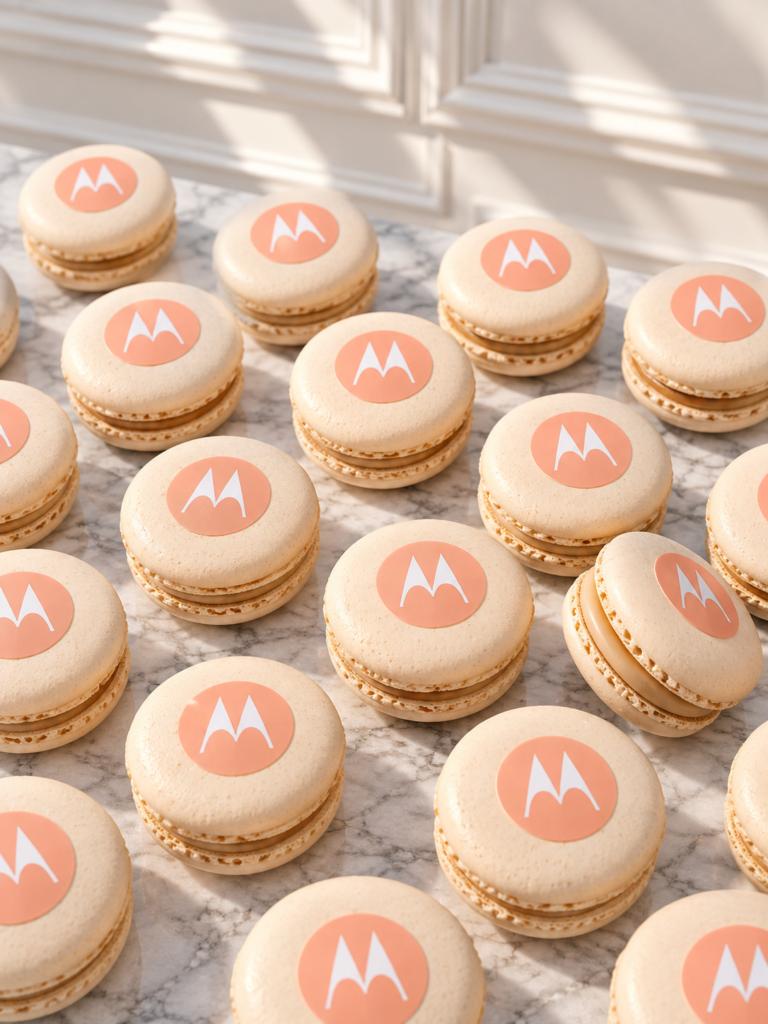 Makaroniki francuskie z&nbsp;logo firmy – realizacja 8