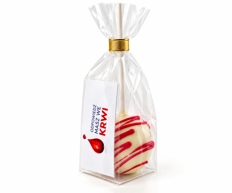 Cake popsy z&nbsp;logo firmy – realizacja 1